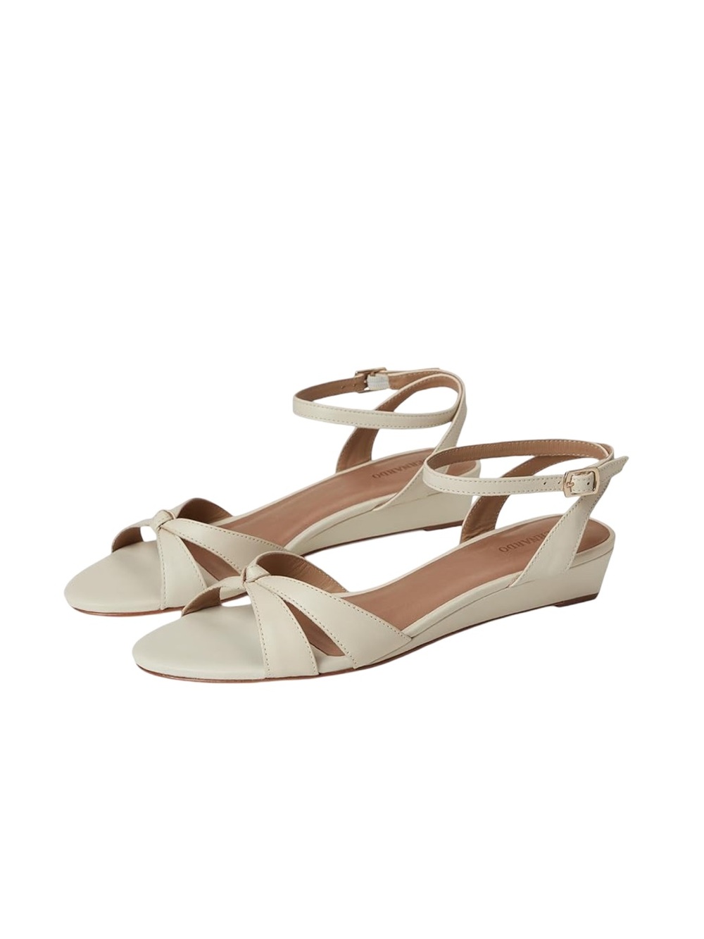 Bernardo Garcel Leather Sandal in Eggshell Sz 9.5 MSRP $238